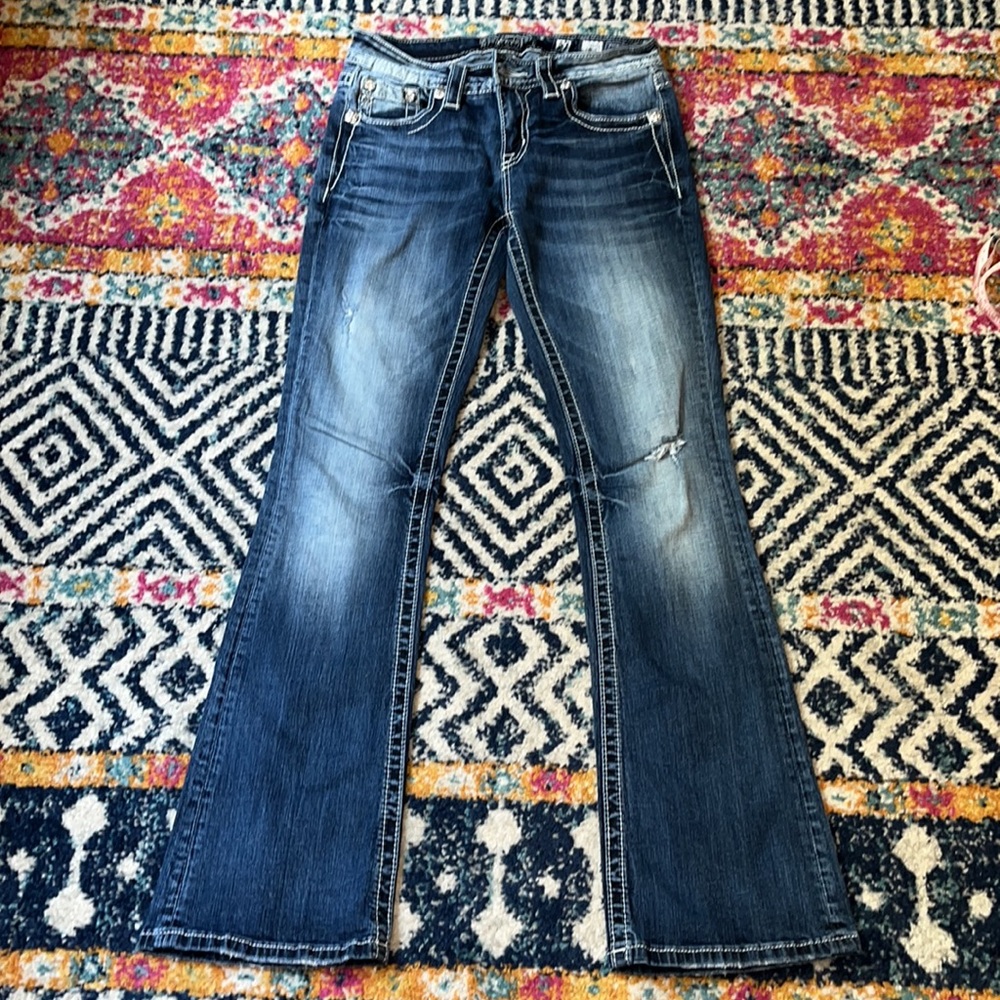 Miss Me size 27 bling bootcut Jeans